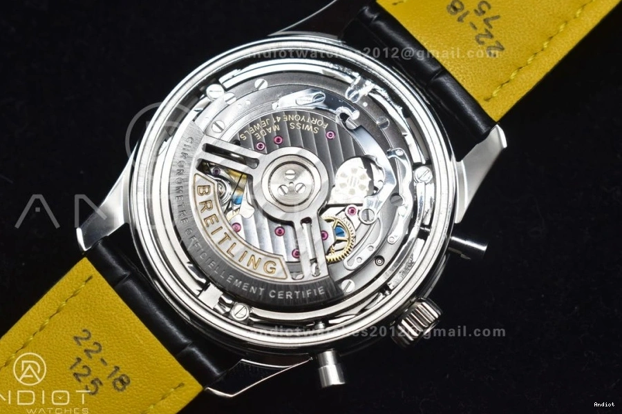 SS Version Navitimer L-Orange Chrono Blk BLS Best LE 1:1 43mm A7750 0509